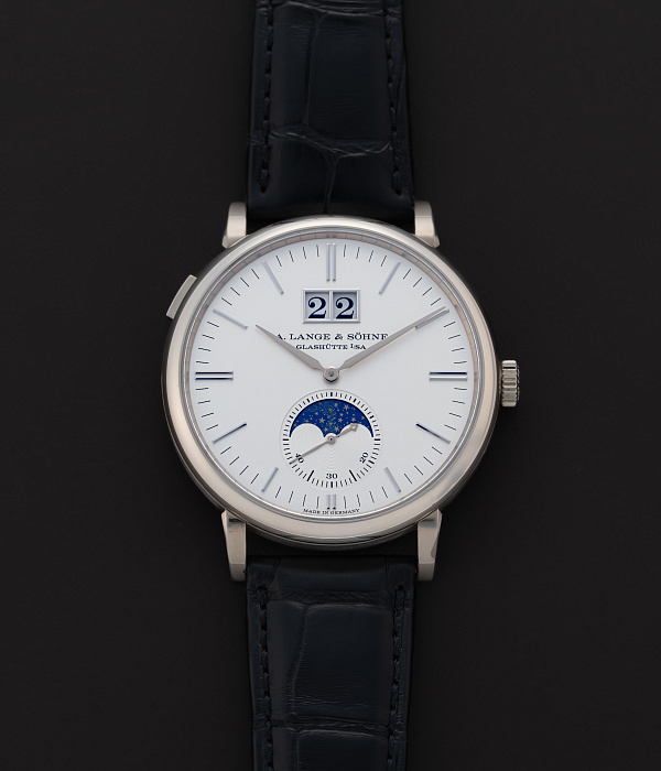 Saxonia Moon Phase in White Gold