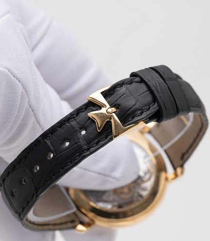 Historiques Chronograph in Yellow Gold with Black Dial