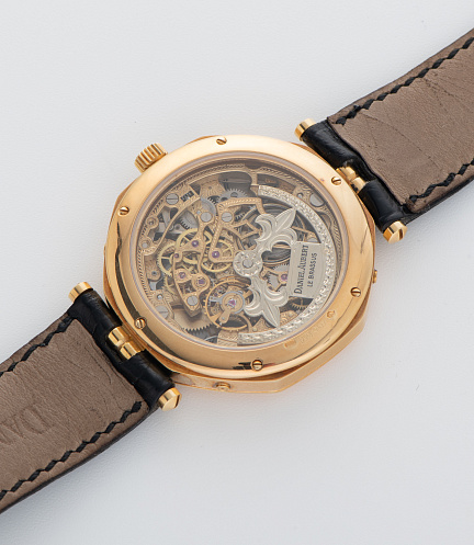 Lys Royal Gold Skeleton Perpetual Calendar Piece Unique