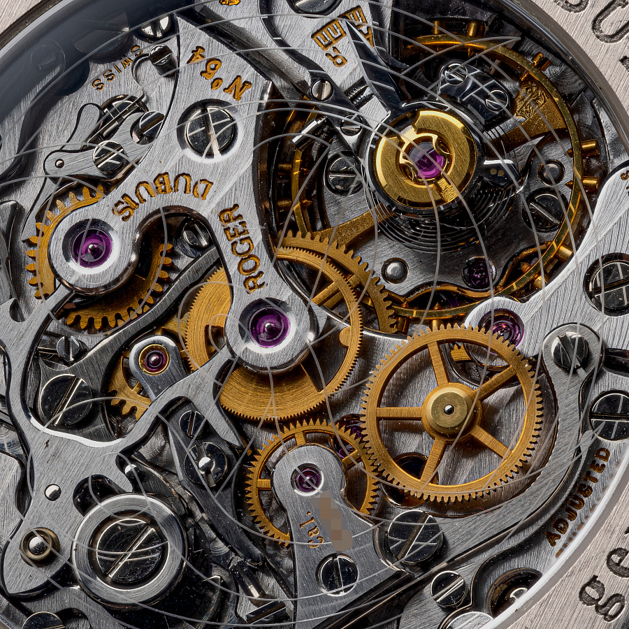Symphatie Chronograph with Bi-Retrograde Calendar in White Gold