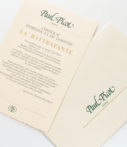 La Rattrapante with Annual Calendar in Yellow Gold