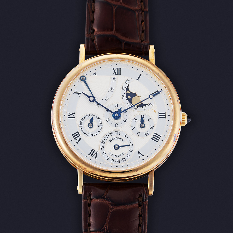 Classique Perpetual Calendar in Yellow Gold by Daniel Roth 