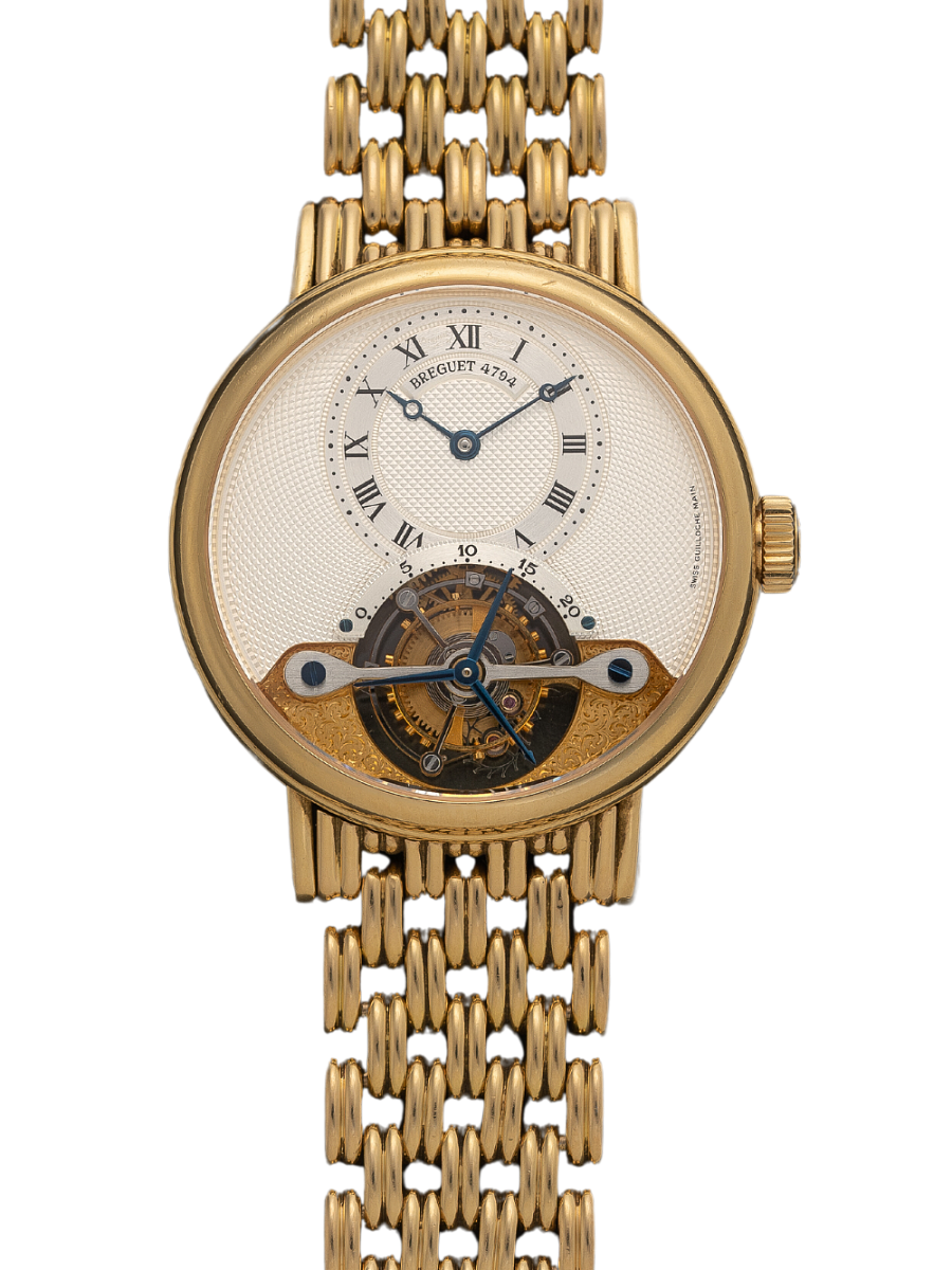 Classique Tourbillon in Yellow Gold on a Bracelet