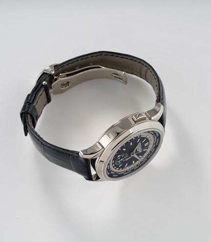 World Time Chronograph in White Gold