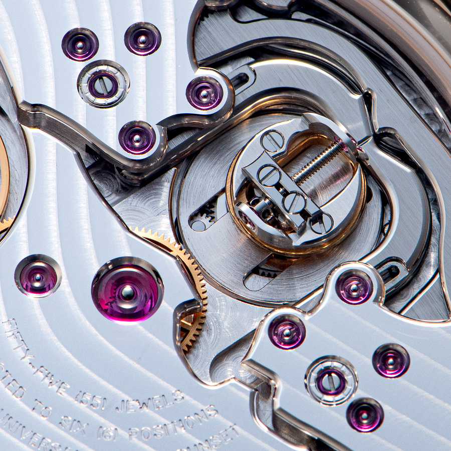 Anywhere in Rose Gold with Guilloche Dial by Remi Maillat