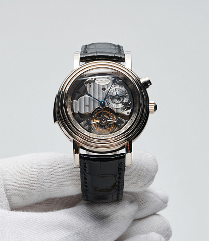 Toric Westminster Minute Repeater Tourbillon GMT in White Gold