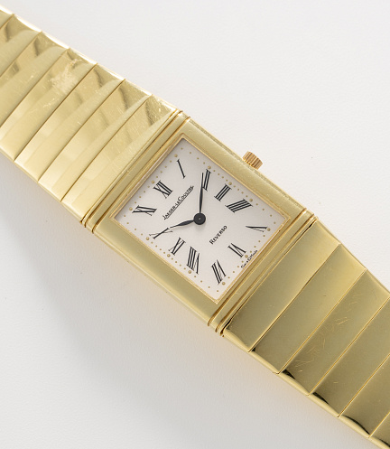Reverso in Yellow Gold on a Bracelet