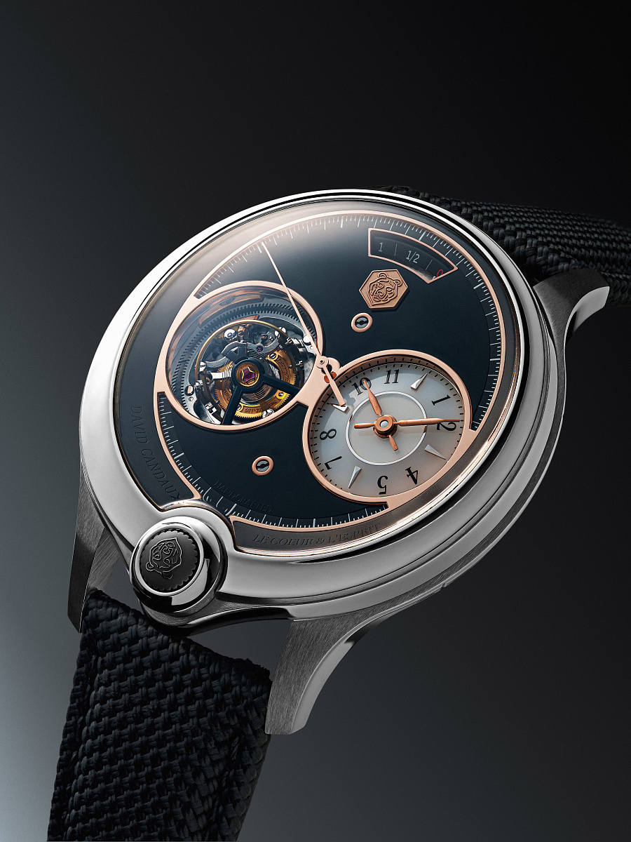DC1 in Platinum with Onyx Dial and Opal Subdial ''L'Art du Tourbillon''