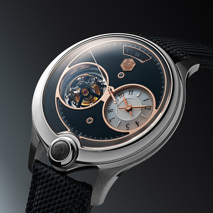 DC1 in Platinum with Onyx Dial and Opal Subdial ''L'Art du Tourbillon''