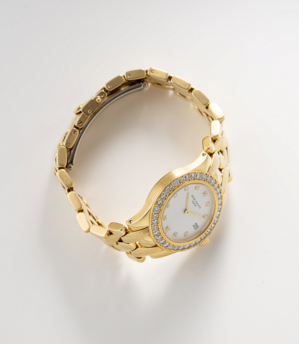 Neptune in Yellow Gold with Diamonds Ladies Watch
