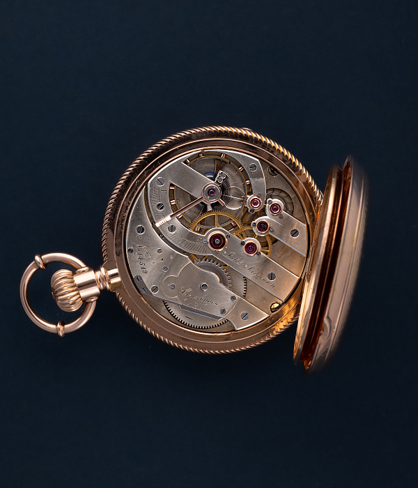Gold Pocket Watch with Chronometre Movement