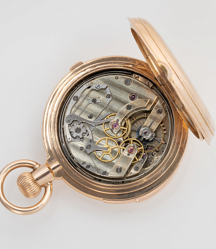 Gold Pocket Chronograph Quater Repeating Watch