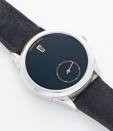 Jumping Hour in Platinum with Black Jade Stone Dial "L’Art de l’heure sautante"