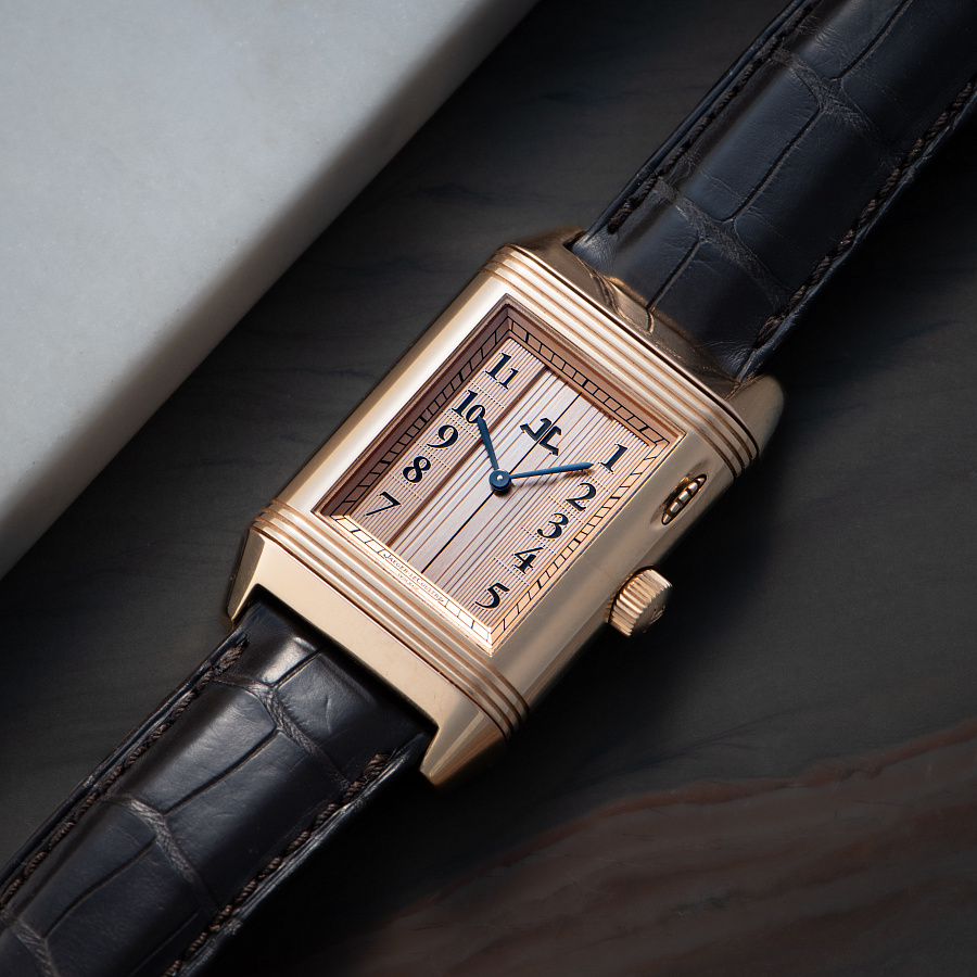 Reverso A Eclipses in Rose Gold with Enamel Zodiac Dial by Hiroshi Senju