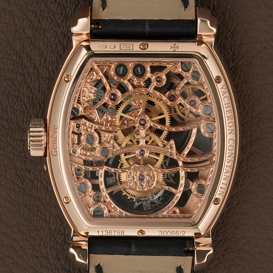 Malte Tourbillon Skeletonized in Rose Gold