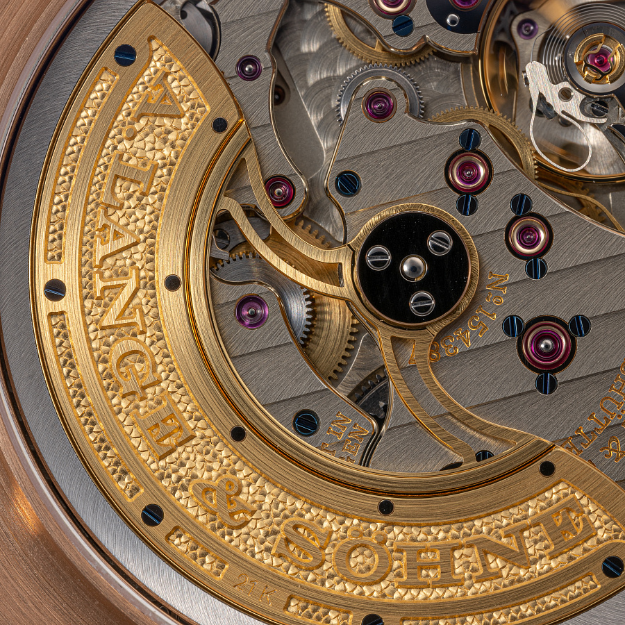 Lange 1 Perpetual Calendar in Rose Gold with Grey Dial