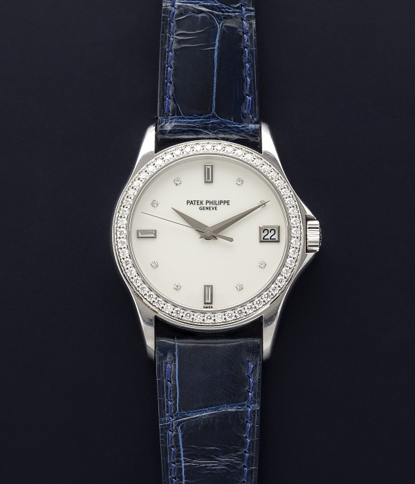 Calatrava in White Gold with Diamonds