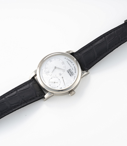 Lange 1 Soiree in White Gold with MOP Dial