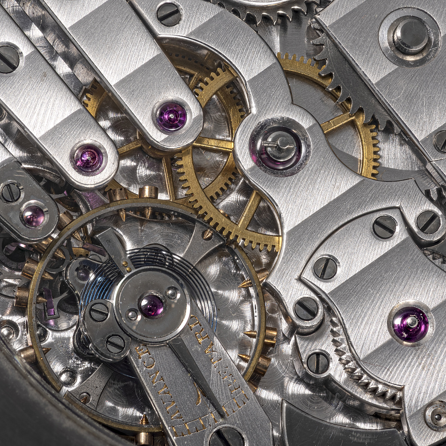 Minute Repeater and Retrograde Second in Platinum