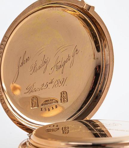 Gold Pocket Watch with Chronometre Movement