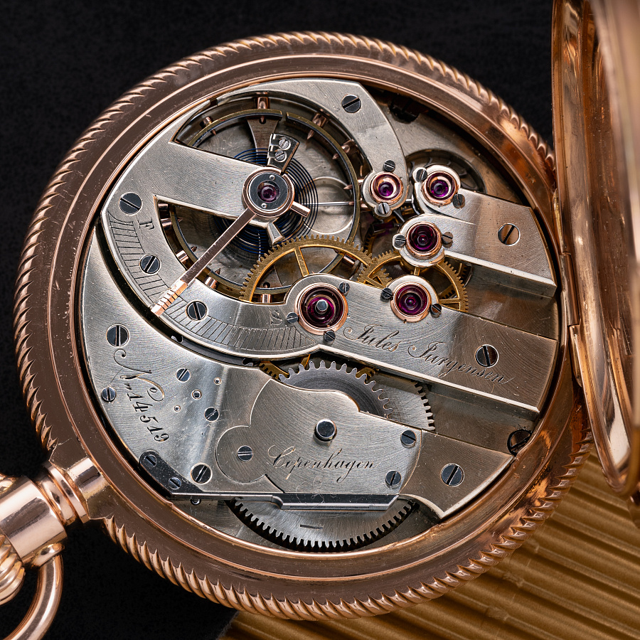 Gold Pocket Watch with Chronometre Movement