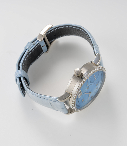 Small Lange 1 in White Gold with Blue MOP Dial LE to 20 pieces
