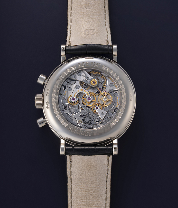 Classique Chronograph in White Gold with Enamel Dial