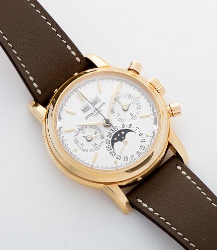 Perpetual Calendar Chronograph in Yellow Gold