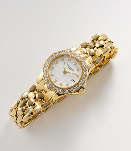 Neptune in Yellow Gold with Diamonds Ladies Watch