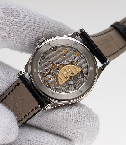 Calatrava Volutes and Arabesques in Platinum