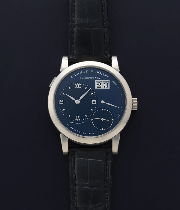 Lange 1 in White Gold with Blue Dial