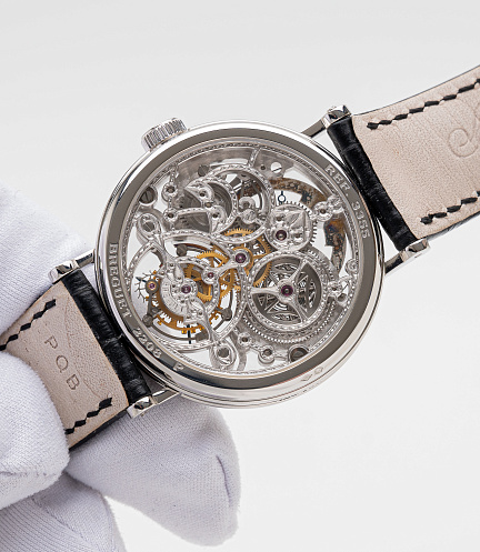 Breguet Classique Skeleton Tourbillon in Platinum