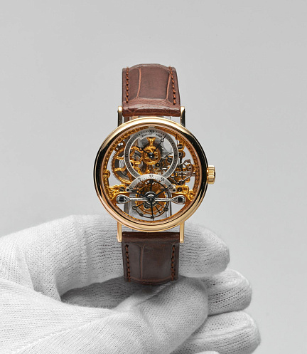 Classique Skeleton Tourbillon in Rose Gold