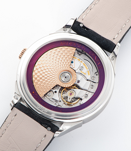 Jumping Hour in Platinum with Black Jade Stone Dial "L’Art de l’heure sautante"