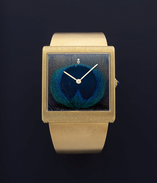 Large "Buckingham" with Peacock Feather Dial