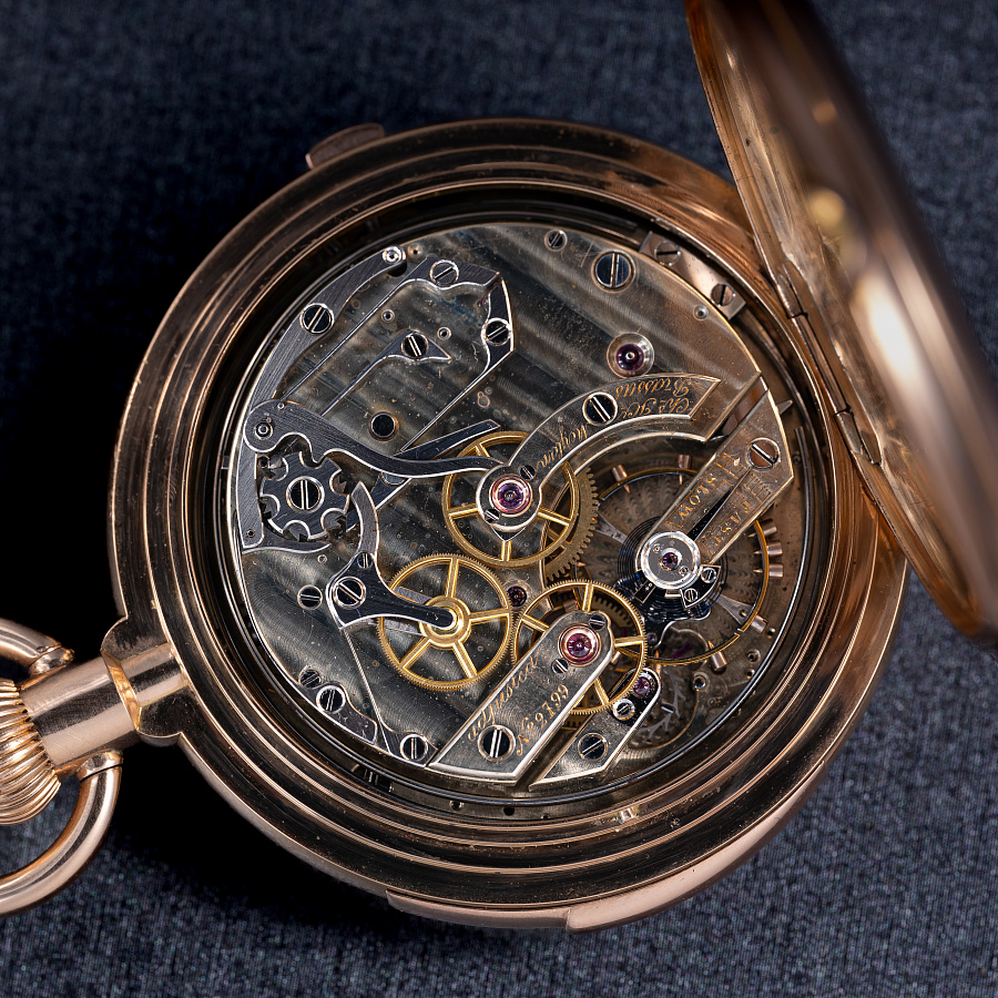 Gold Pocket Chronograph Quater Repeating Watch