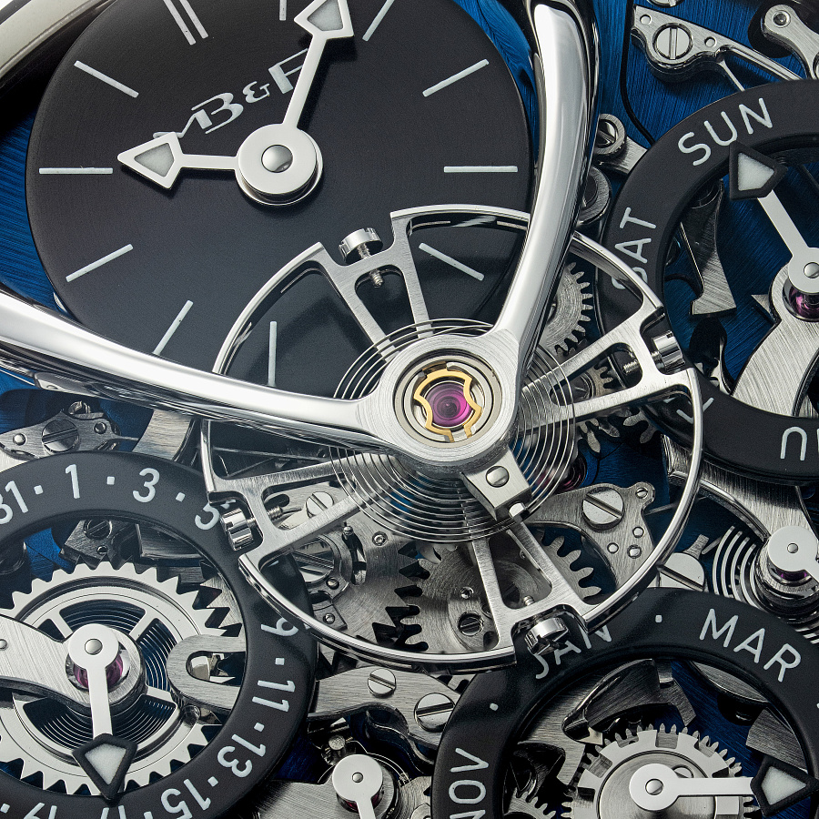Legacy Machine Perpetual Calendar EVO in Zirconium with Blue Dial