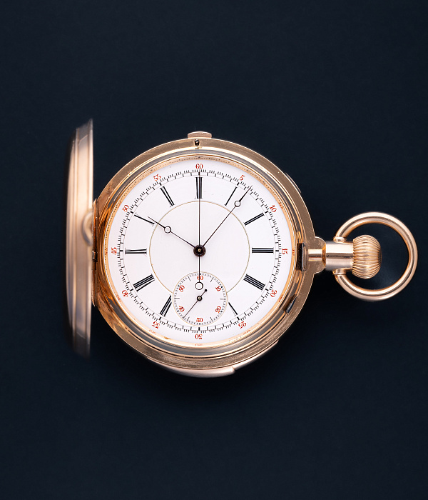 Gold Pocket Chronograph Quater Repeating Watch