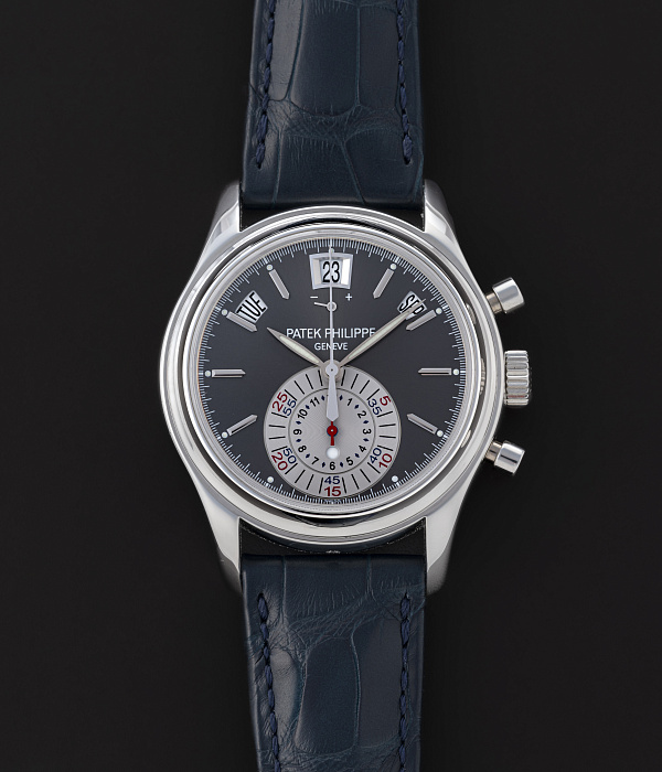 Annual Calendar Chronograph in Platinum