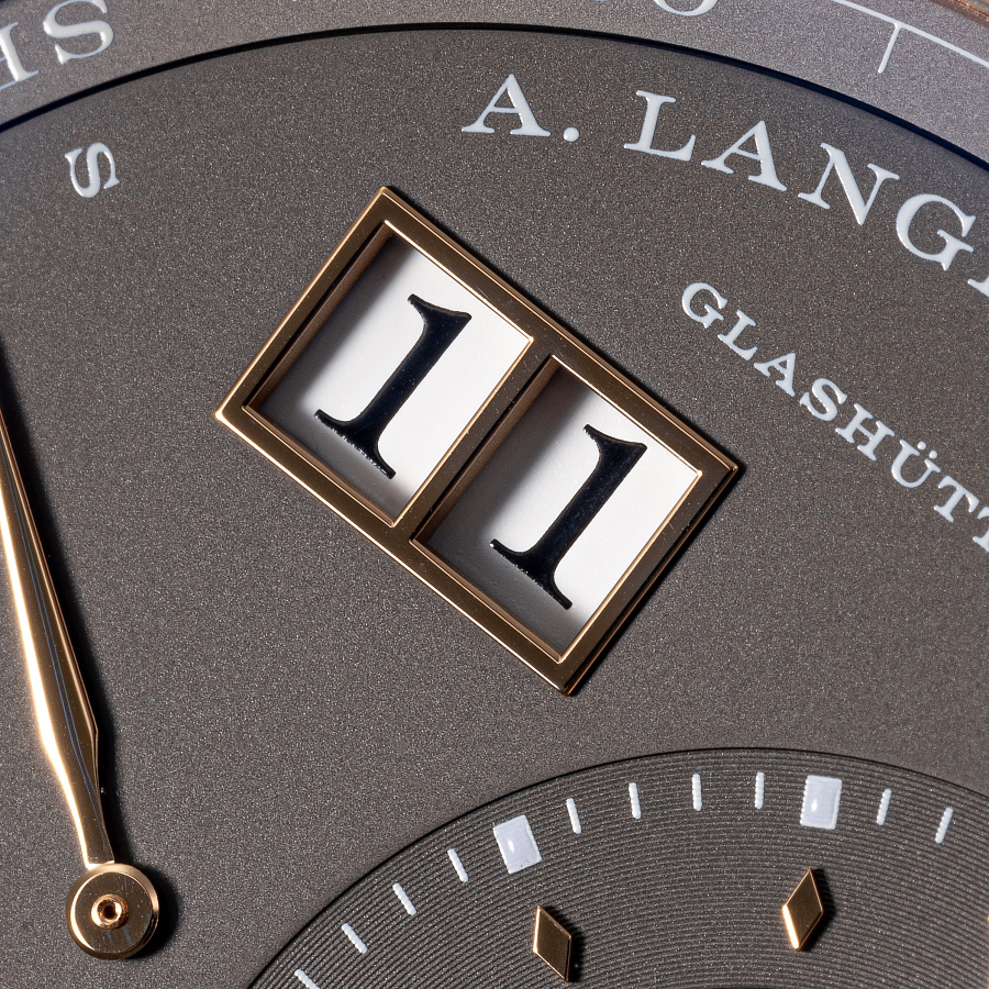 Lange 1 Perpetual Calendar in Rose Gold with Grey Dial