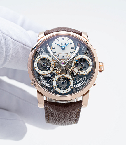 Legacy Machine Perpetual in Rose Gold by Stephen McDonnell