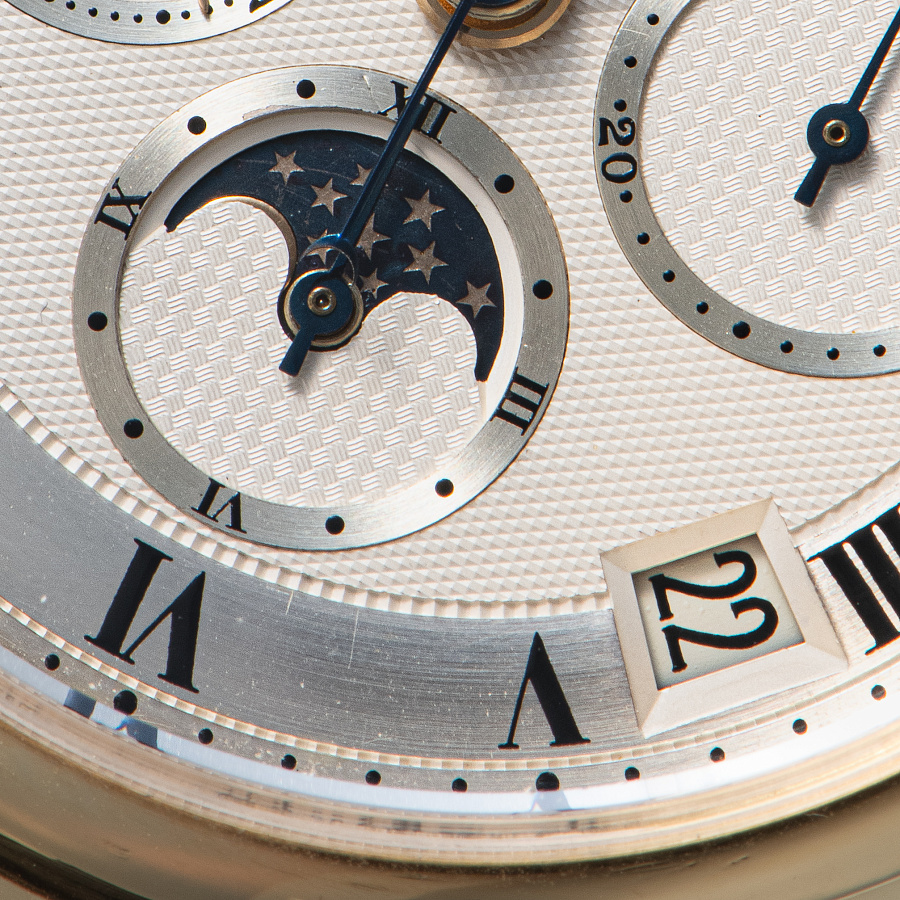 Reference 1 in Yellow Gold with a Historical Engraving on the Back Case