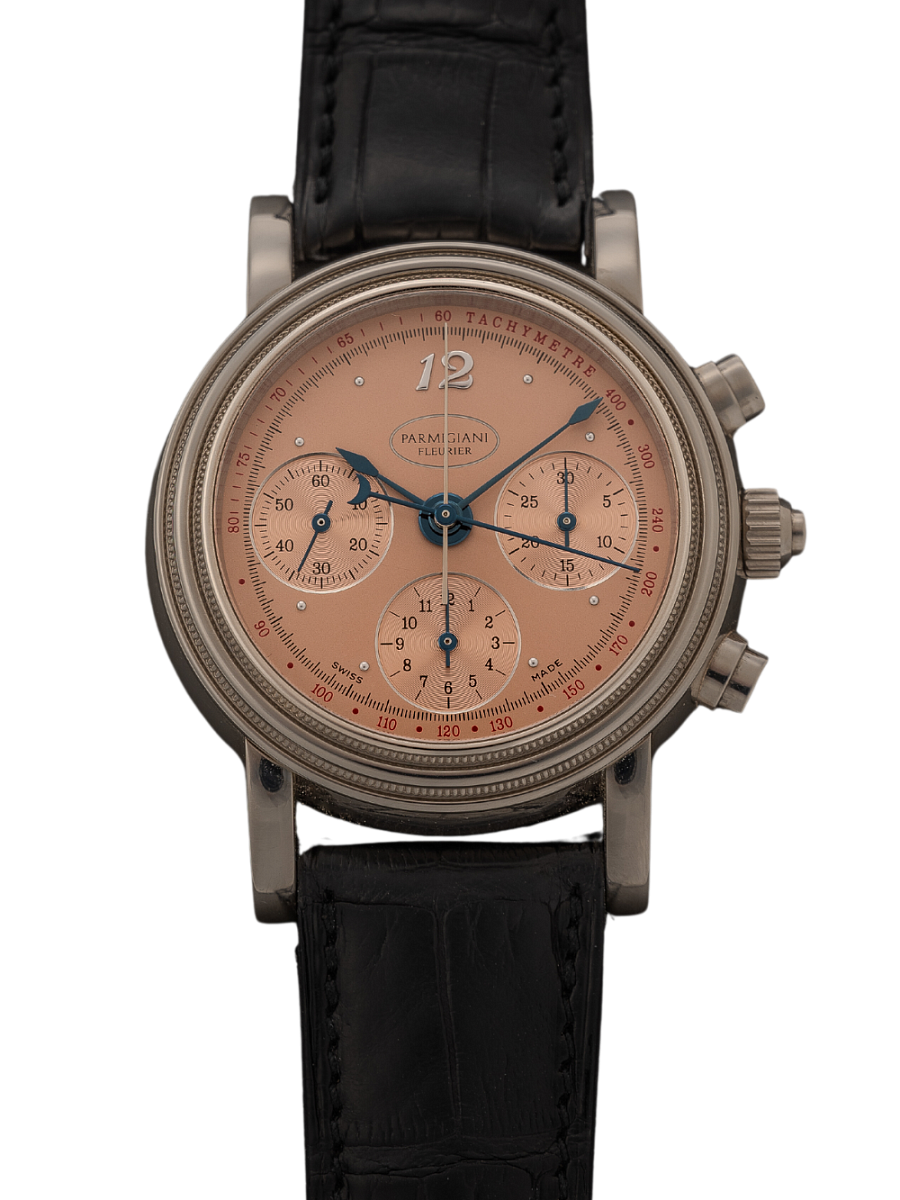 Toric Rattrapante in White Gold with Salmon Dial