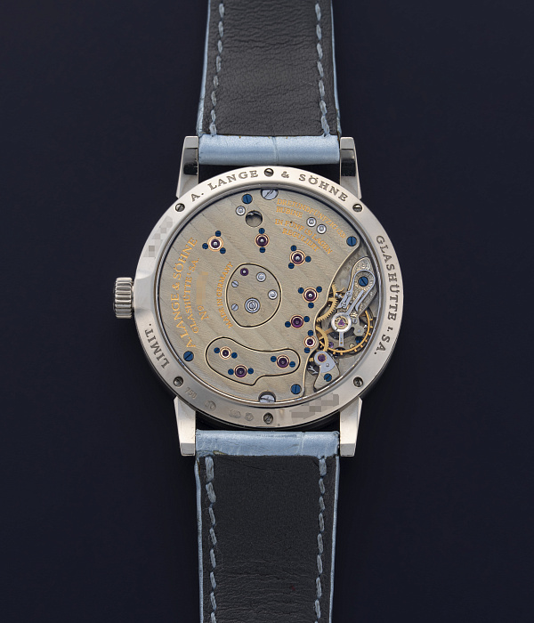 Small Lange 1 in White Gold with Blue MOP Dial LE to 20 pieces