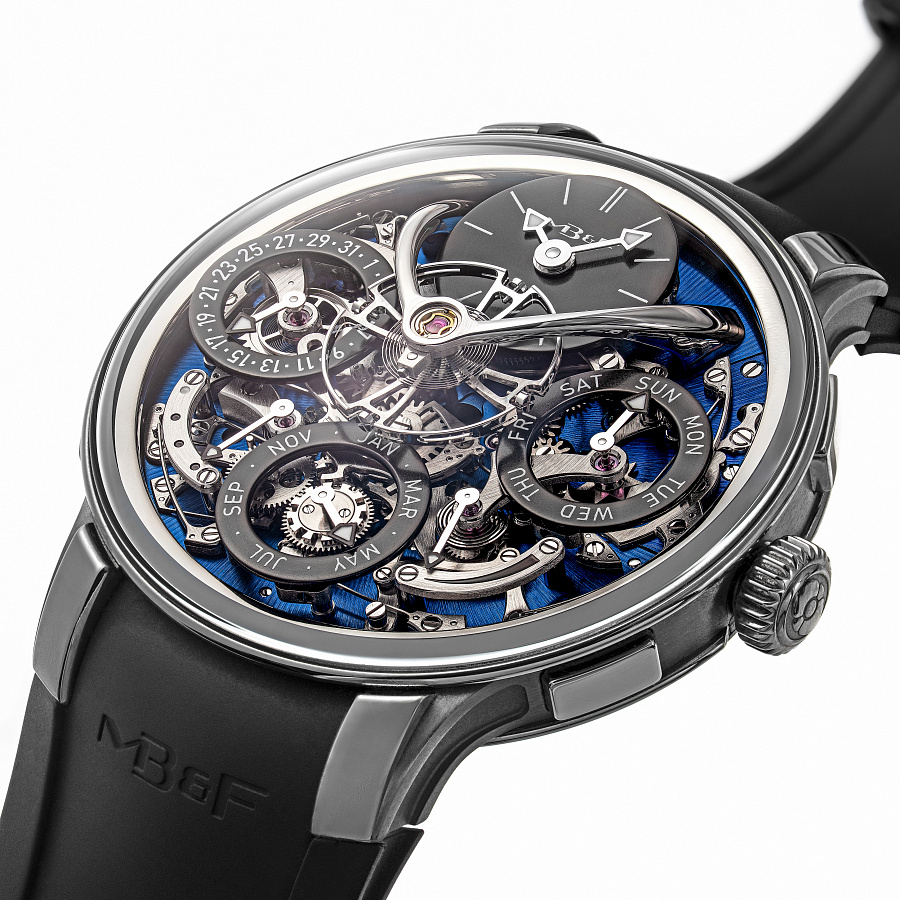 Legacy Machine Perpetual Calendar EVO in Zirconium with Blue Dial