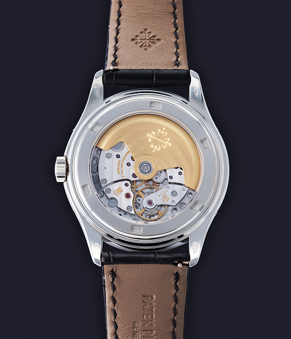 Annual Calendar Moonphase in White Gold