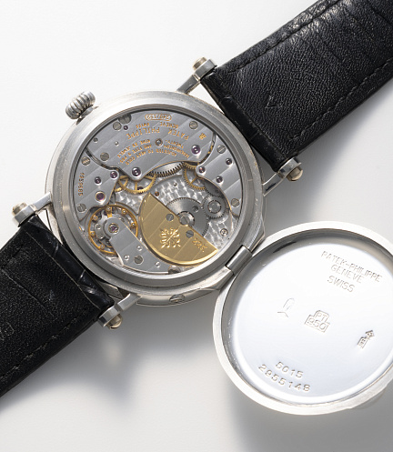 Moonphase Power Reserve in Platinum