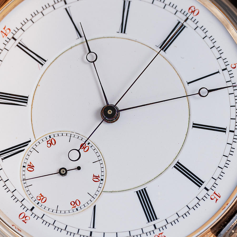 Gold Pocket Chronograph Quater Repeating Watch