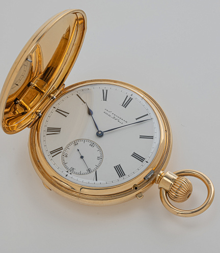 Golden Tourbillon Pocket Watch by Sylvain Mairet