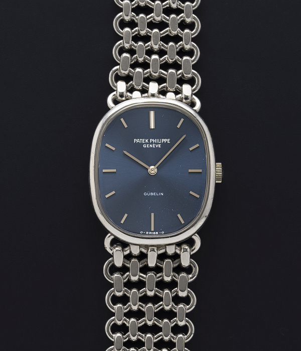 Ellipse "Gübelin" in White Gold